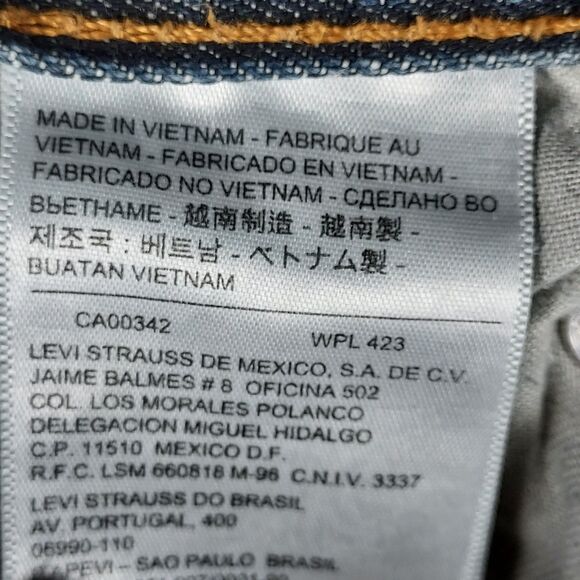 Levi’s 550 Relaxed Fit Jeans Men’s W40 L30 Blue Denim Pre‑Owned Classic Style - Picture 8 of 13